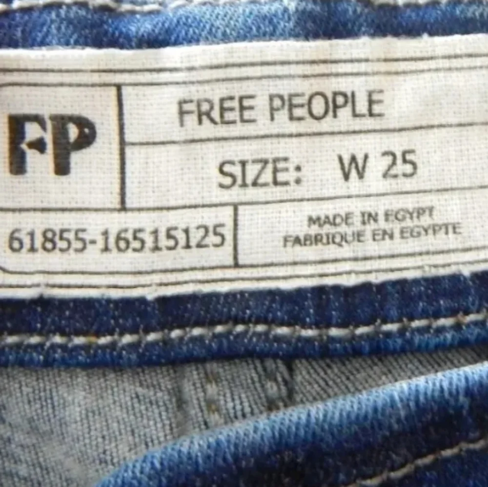 Free People Ultra High Rise Pull On Skinny Jeans